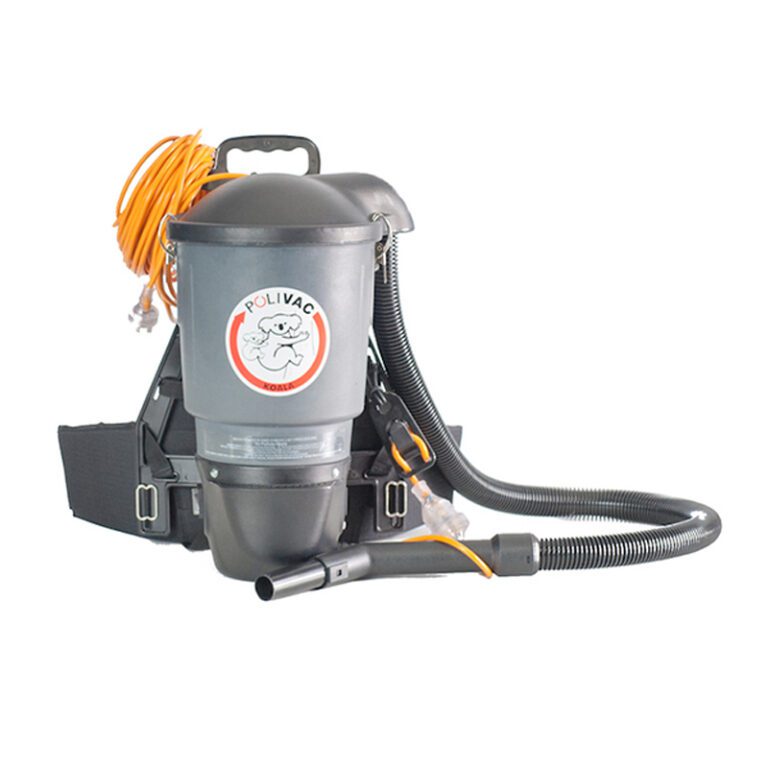Polivac Koala Backpack Vacuum 1100W 6L 2 Stage Motor With Tools