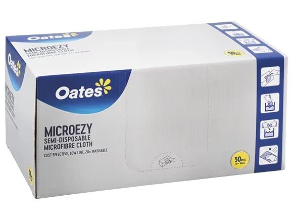 Oates Microfibre Cloth MicroEzy General Surface Cleaning Compatible